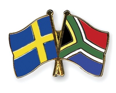 Fahnen Pins Schweden Sdafrika