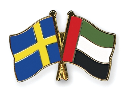 Fahnen Pins Schweden Ver-Arab-Emirate