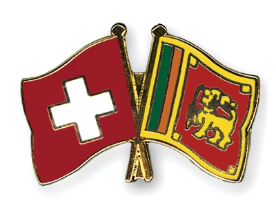 Fahnen Pins Schweiz Sri-Lanka