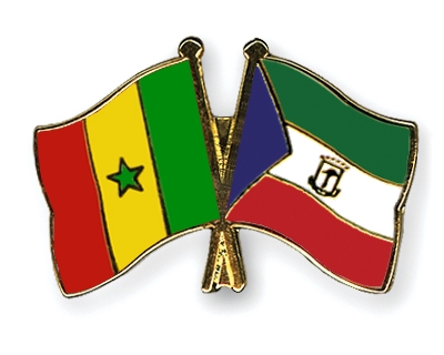 Fahnen Pins Senegal quatorialguinea