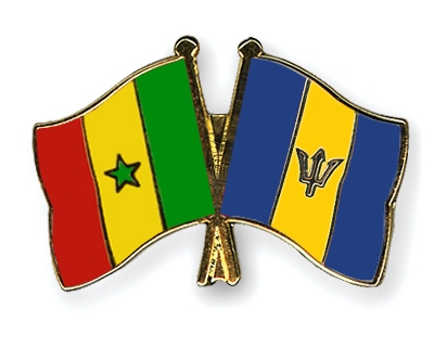 Fahnen Pins Senegal Barbados