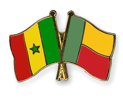 Fahnen Pins Senegal Benin