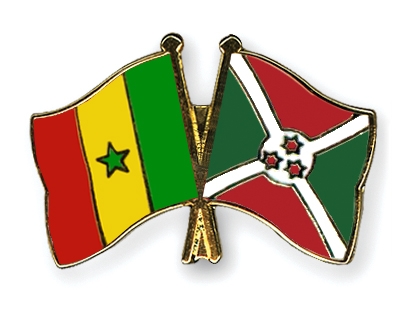 Fahnen Pins Senegal Burundi