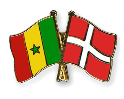 Fahnen Pins Senegal Dnemark