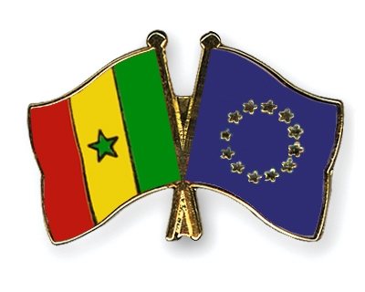 Fahnen Pins Senegal Europa