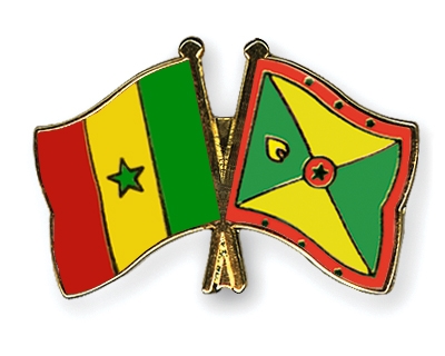 Fahnen Pins Senegal Grenada