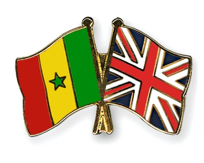 Fahnen Pins Senegal Grossbritannien