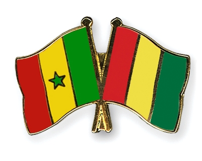 Fahnen Pins Senegal Guinea