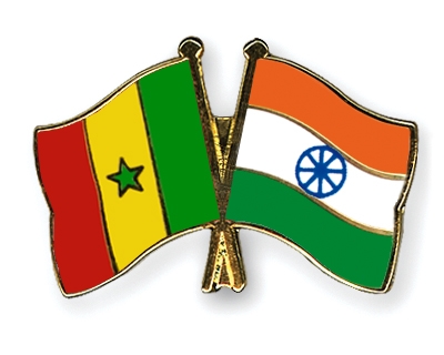 Fahnen Pins Senegal Indien