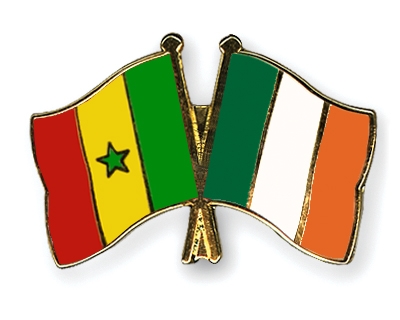 Fahnen Pins Senegal Irland