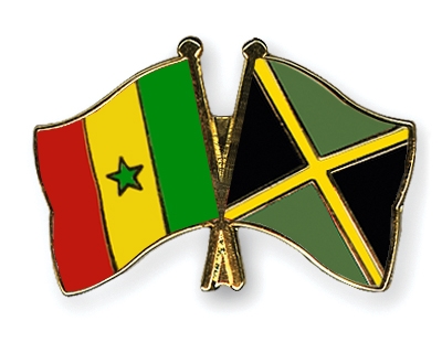 Fahnen Pins Senegal Jamaika