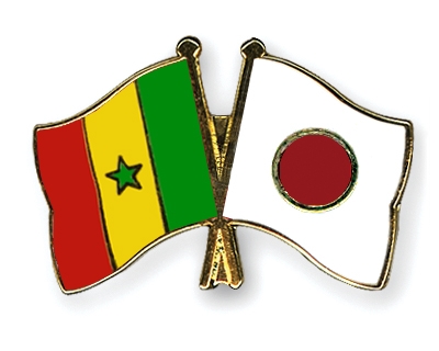 Fahnen Pins Senegal Japan