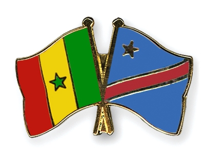 Fahnen Pins Senegal Kongo-Demokratische-Republik