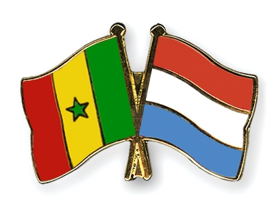 Fahnen Pins Senegal Luxemburg