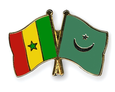 Fahnen Pins Senegal Mauretanien