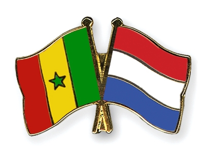 Fahnen Pins Senegal Niederlande
