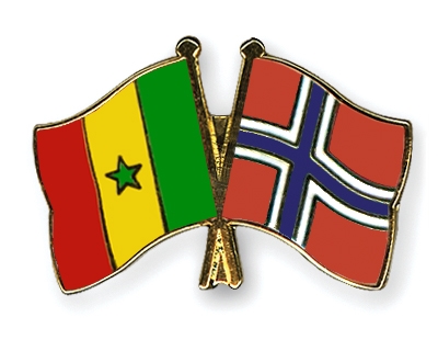 Fahnen Pins Senegal Norwegen
