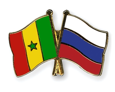 Fahnen Pins Senegal Russland