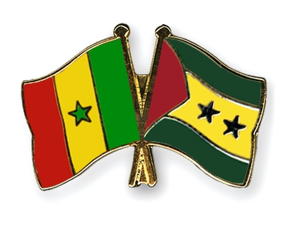 Fahnen Pins Senegal Sao-Tome-und-Principe