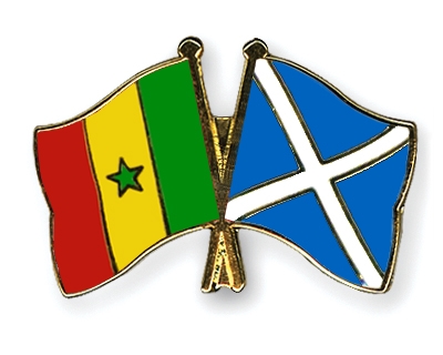 Fahnen Pins Senegal Schottland