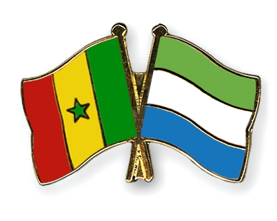 Fahnen Pins Senegal Sierra-Leone