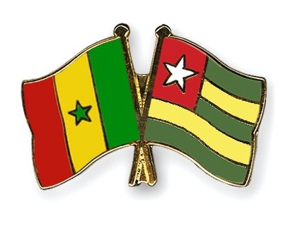 Fahnen Pins Senegal Togo
