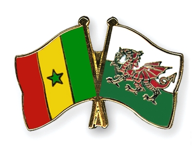 Fahnen Pins Senegal Wales