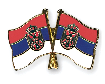 Fahnen Pins Serbien Serbien