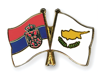Fahnen Pins Serbien Zypern