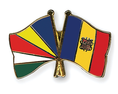 Fahnen Pins Seychellen Andorra