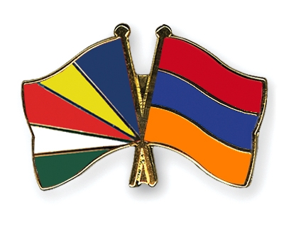 Fahnen Pins Seychellen Armenien