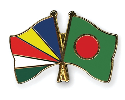 Fahnen Pins Seychellen Bangladesch