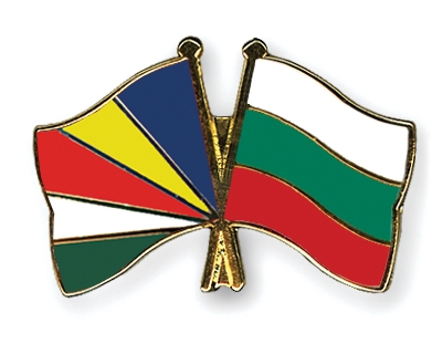 Fahnen Pins Seychellen Bulgarien