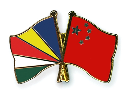 Fahnen Pins Seychellen China