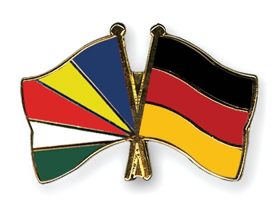 Fahnen Pins Seychellen Deutschland