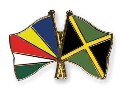 Fahnen Pins Seychellen Jamaika