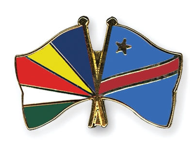 Fahnen Pins Seychellen Kongo-Demokratische-Republik