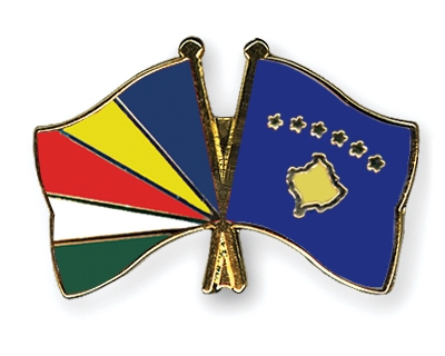 Fahnen Pins Seychellen Kosovo