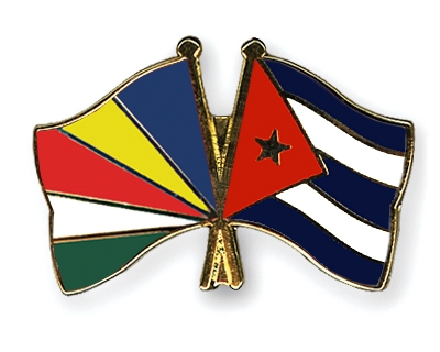 Fahnen Pins Seychellen Kuba