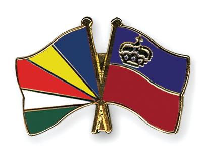 Fahnen Pins Seychellen Liechtenstein