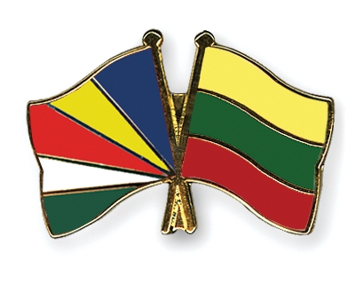 Fahnen Pins Seychellen Litauen