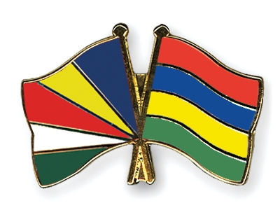 Fahnen Pins Seychellen Mauritius