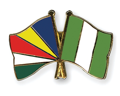 Fahnen Pins Seychellen Nigeria