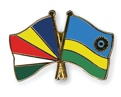 Fahnen Pins Seychellen Ruanda