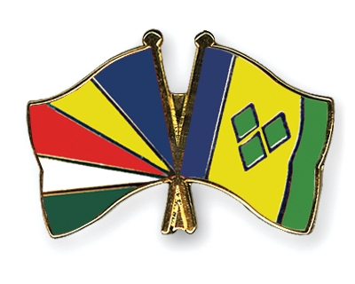 Fahnen Pins Seychellen St-Vincent-und-die-Grenadinen