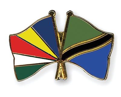 Fahnen Pins Seychellen Tansania