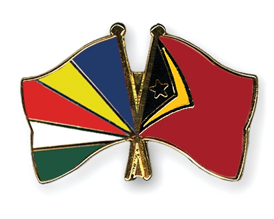 Fahnen Pins Seychellen Timor-Leste