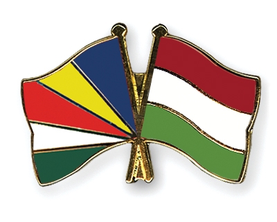 Fahnen Pins Seychellen Ungarn