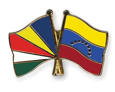 Fahnen Pins Seychellen Venezuela