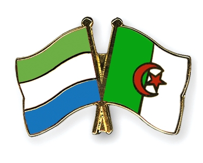 Fahnen Pins Sierra-Leone Algerien